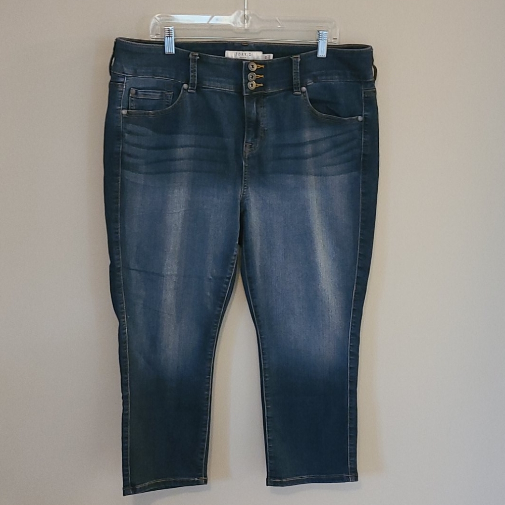 Torrid size 18 cropped jeggings
